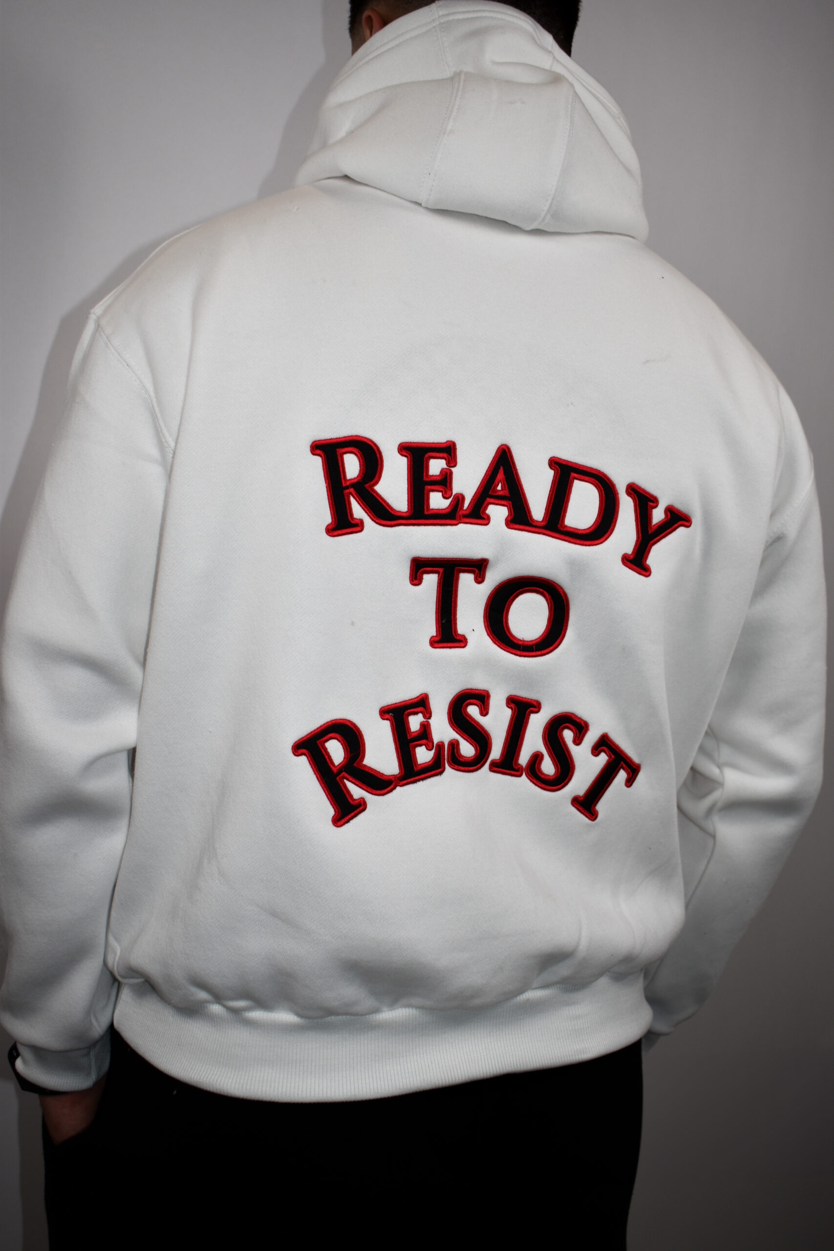 White RTR Hoodie - Image 3